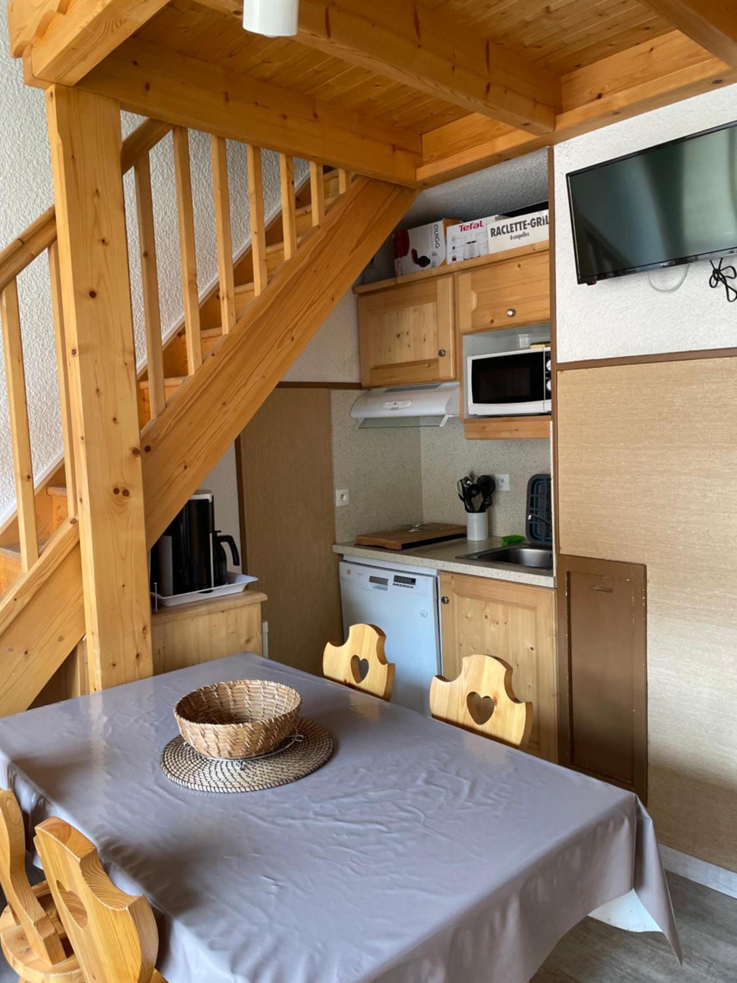 Appartement Pour 6 Personnes Au Pied Des Pistes Au Calme Aux Menuires Les Asters Saint-Martin-de-Belleville Kültér fotó